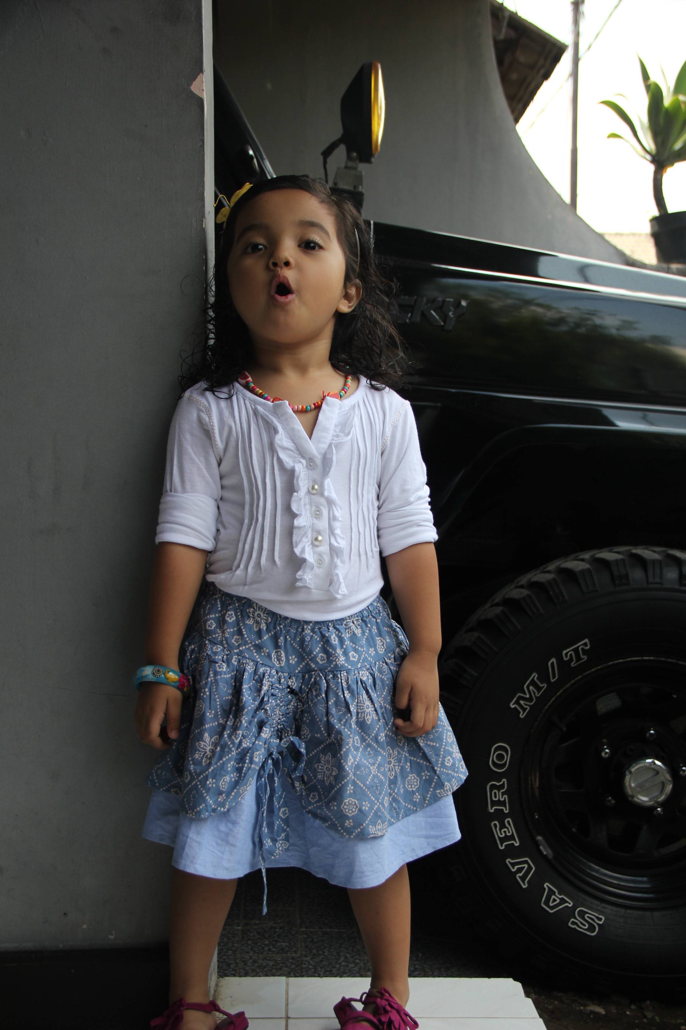 Today's Outfit: Cute Batik Skirt