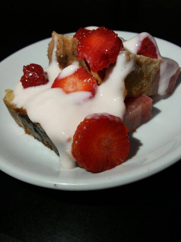 Strawberry Pudding Cake