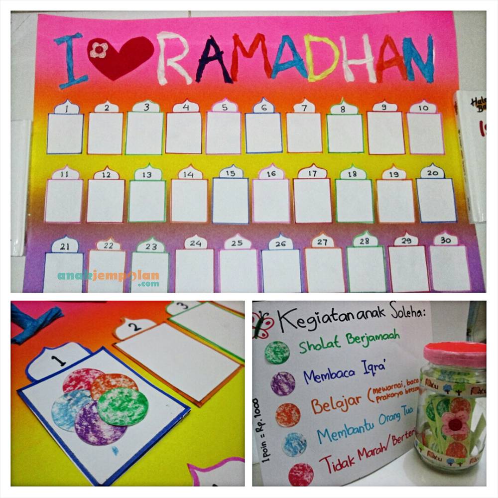 DIY: Kalender Ramadhan Untuk Si Kecil