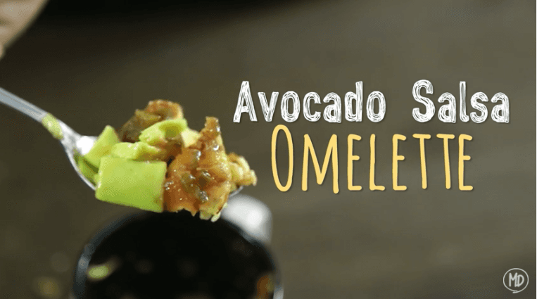 Avocado Salsa Omelette