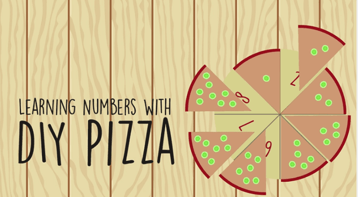 Learning Numbers with DIY Pizza