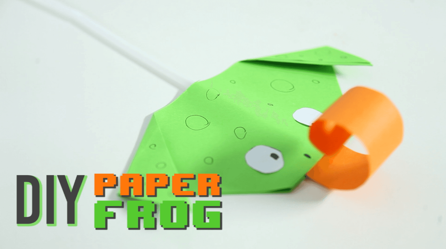 DIY Paper Frog