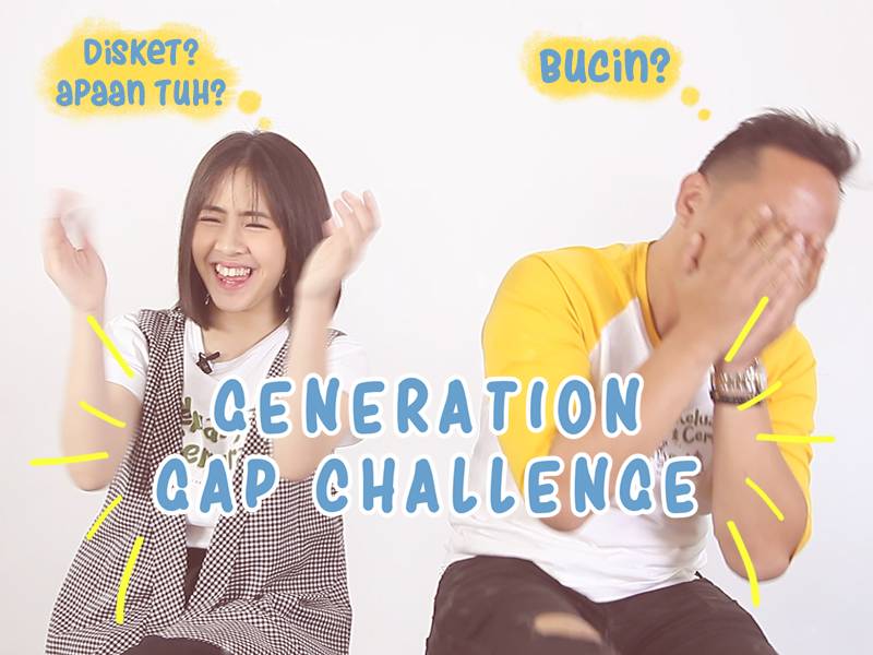 Ringgo Agus Rahman & Zara ‘JKT 48’ Main Generation Gap Challenge