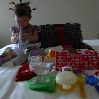 Inside Maika’s Diaper Bag