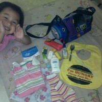 Inside Azwa’s Diaper Bag