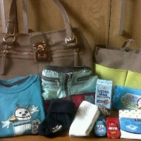 Inside Mika's (Mommy) Diaper Bag