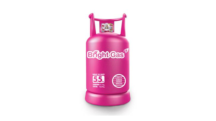 Memasak Lebih Praktis & Aman Bersama Bright Gas 5,5 kg