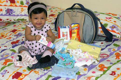 Inside ZK’s Diaper Bag