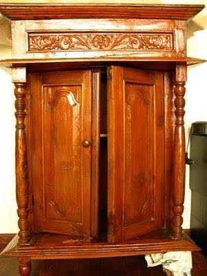 Easy Reupholstered Cabinet