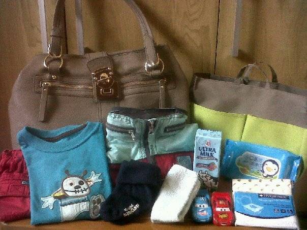 Inside Mika's (Mommy) Diaper Bag