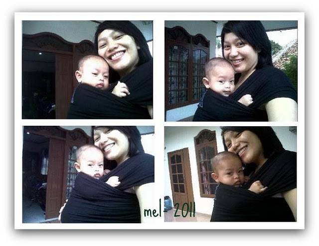 Akrobatik dengan Baby Wrap