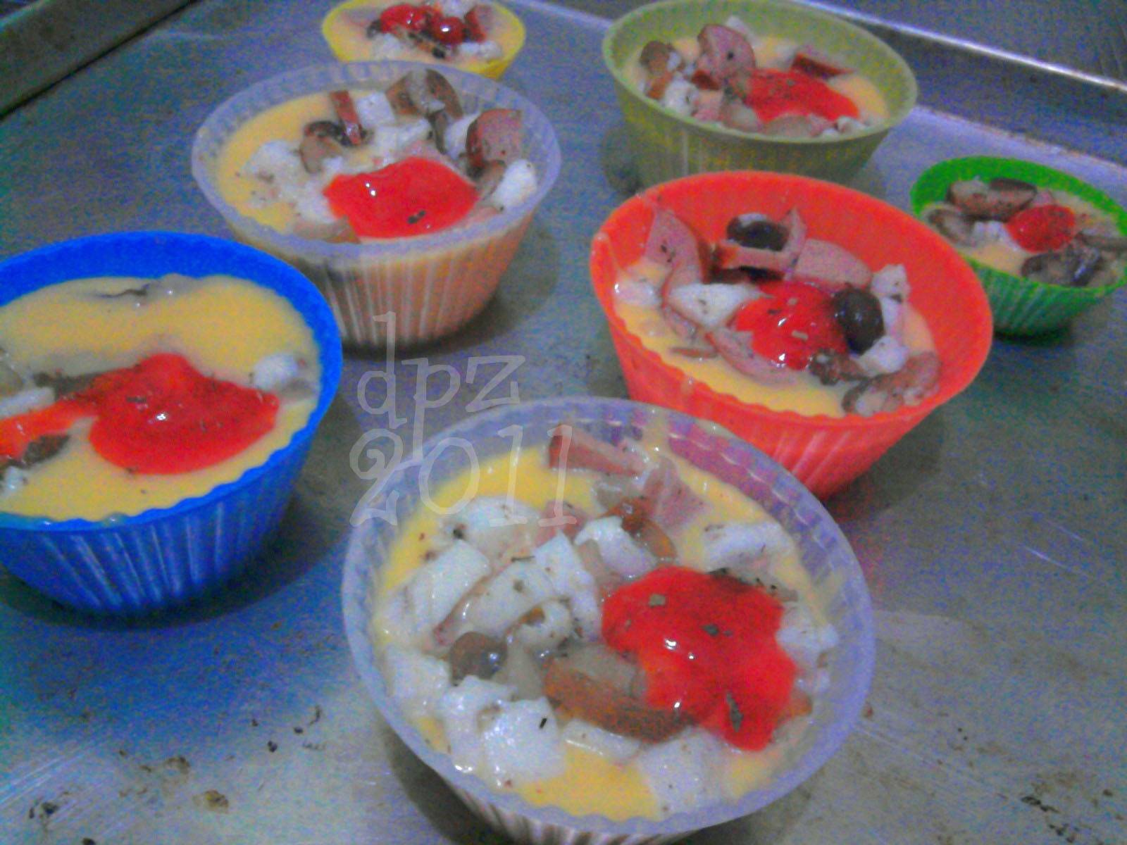 Bolu Pizza, Cupcake Pizza, Muffin Pizza