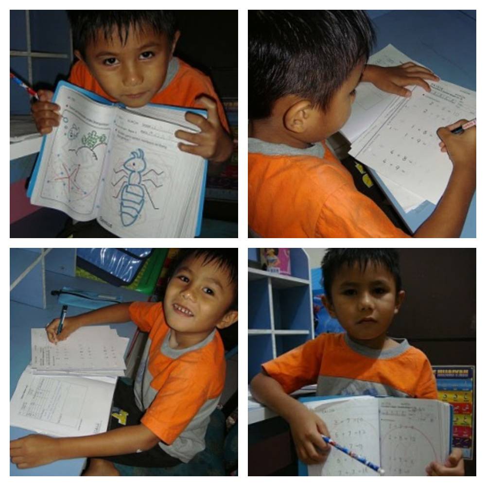 Cerita Adam Belajar di Kumon