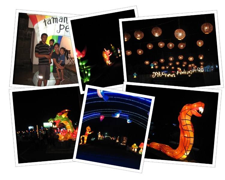 Bermain di Bawah Cahaya Taman Lampion