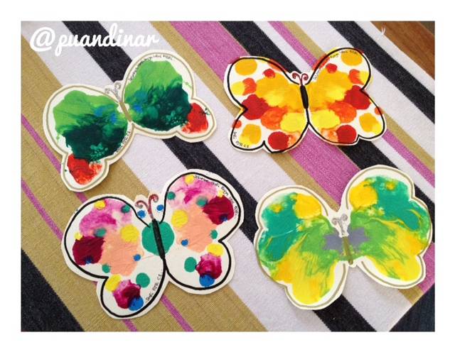 DIY: Kartu Ucapan dari Eksperimen Cat