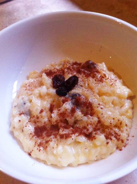 Vanilla Cinnamon Rice Pudding