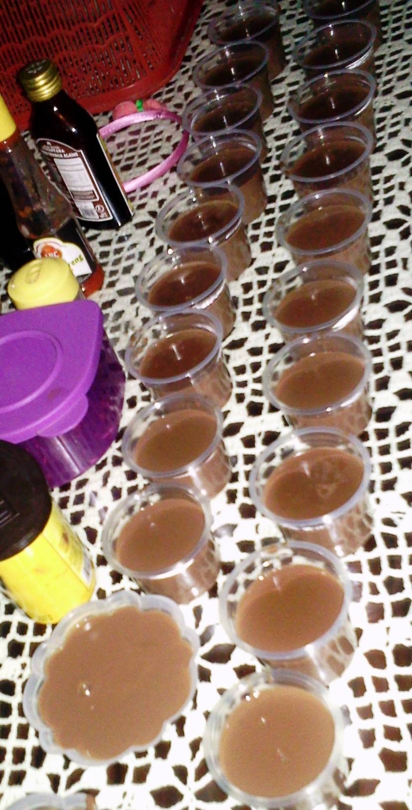 Puding Cokelat Cup