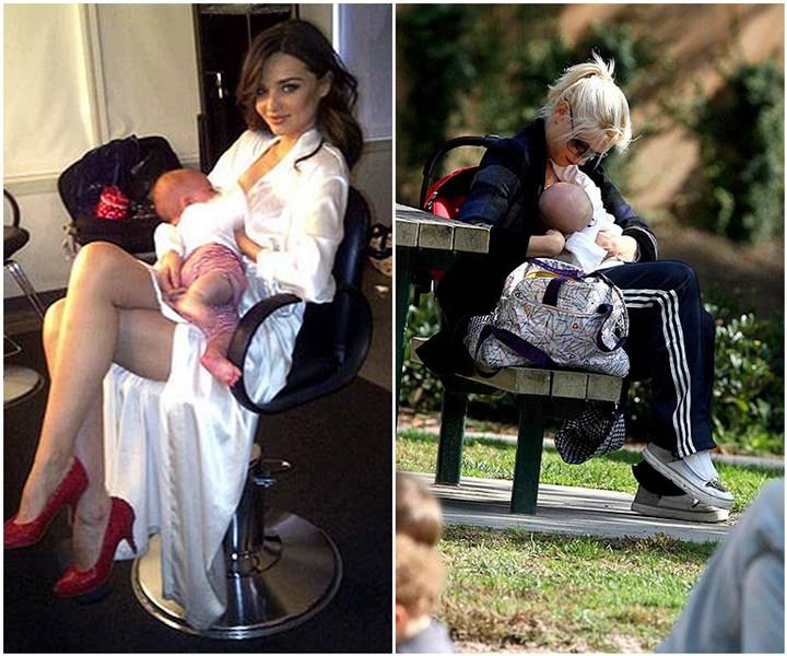 Top 11 Breastfeeding Celebrities