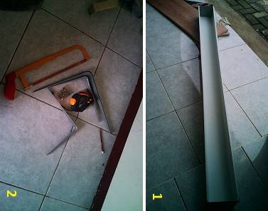 DIY: Rak Buku dari Talang Air
