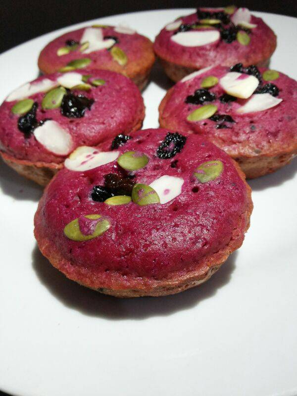 Red Dragon Fruit Cupcake