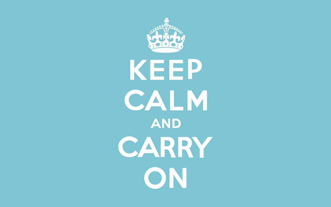 Editor's Letter: Carry On!