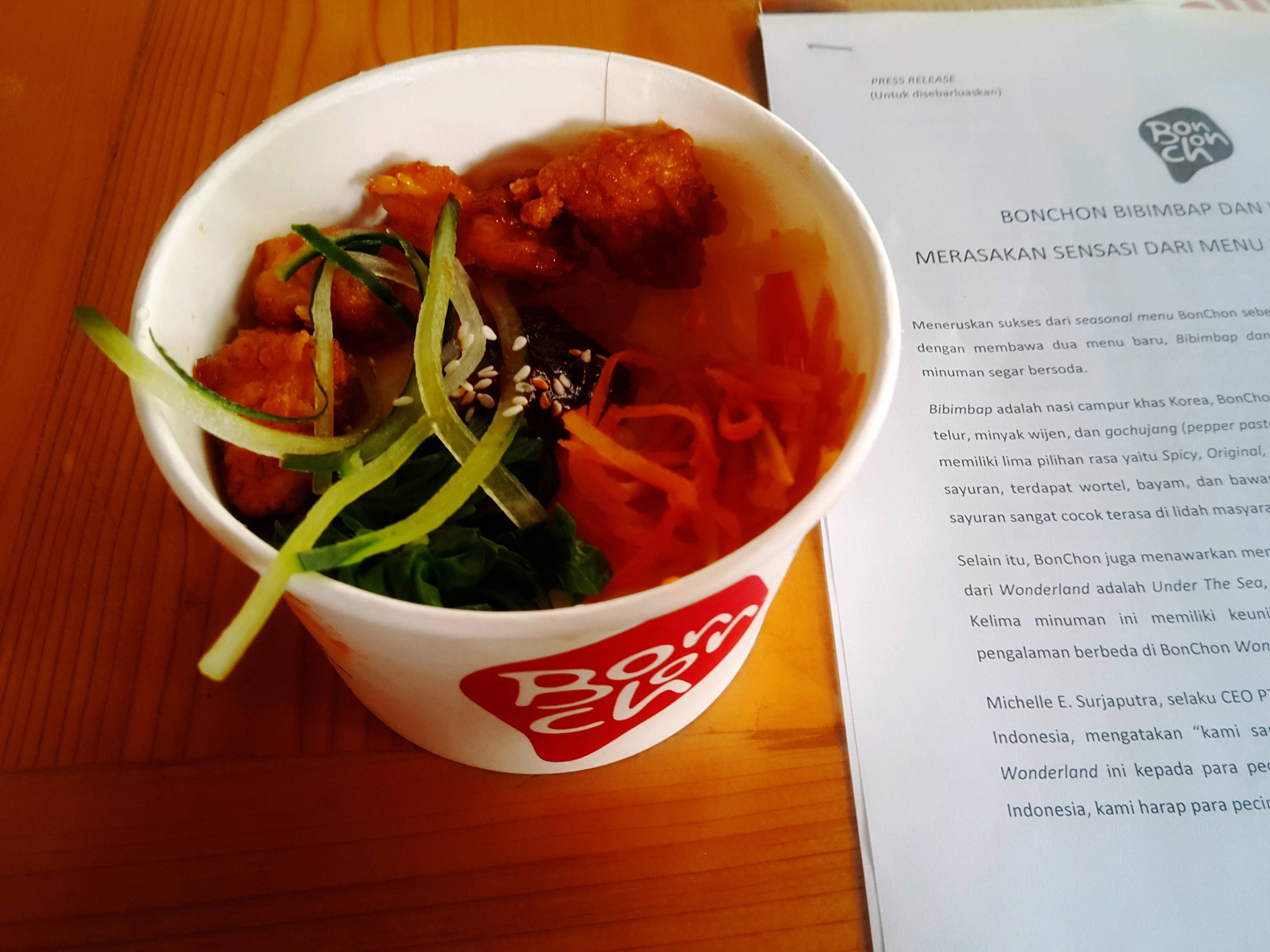 Bibimbap, Nasi Campur dari Bonchon