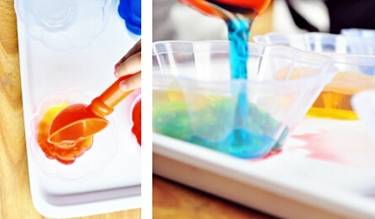 Mixing Colors Experiment