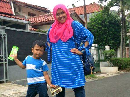 Todays Outfit : Blue Striped