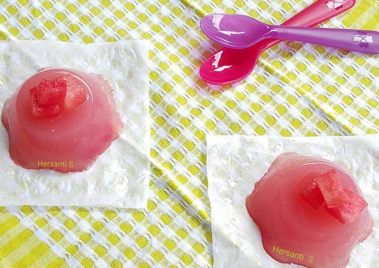 Puding Buah Semangka