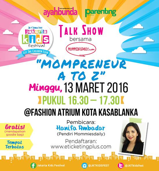 Ada Apa di Jakarta Kids Festival 2016?