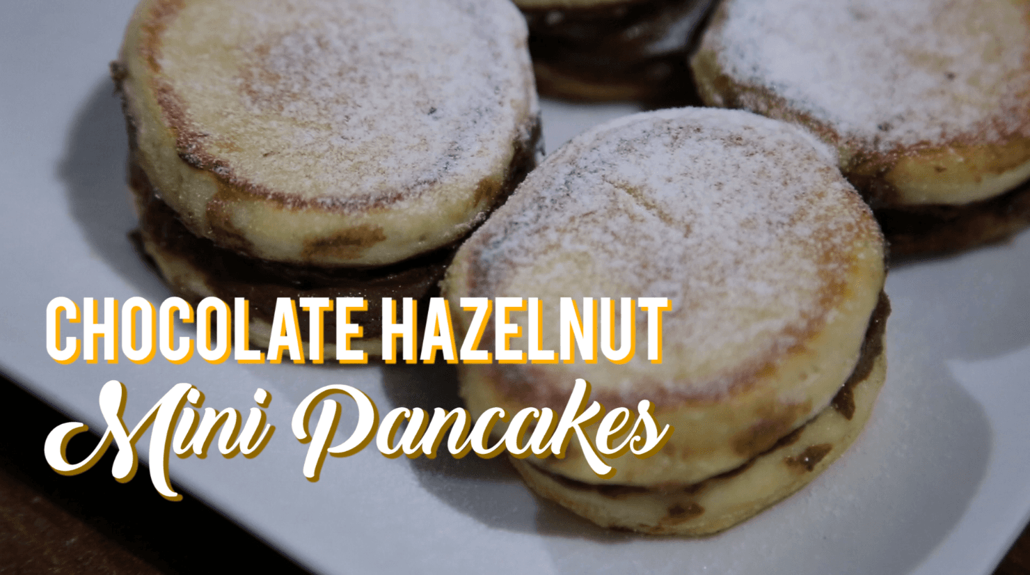 Chocolate Hazelnut Mini Pancakes