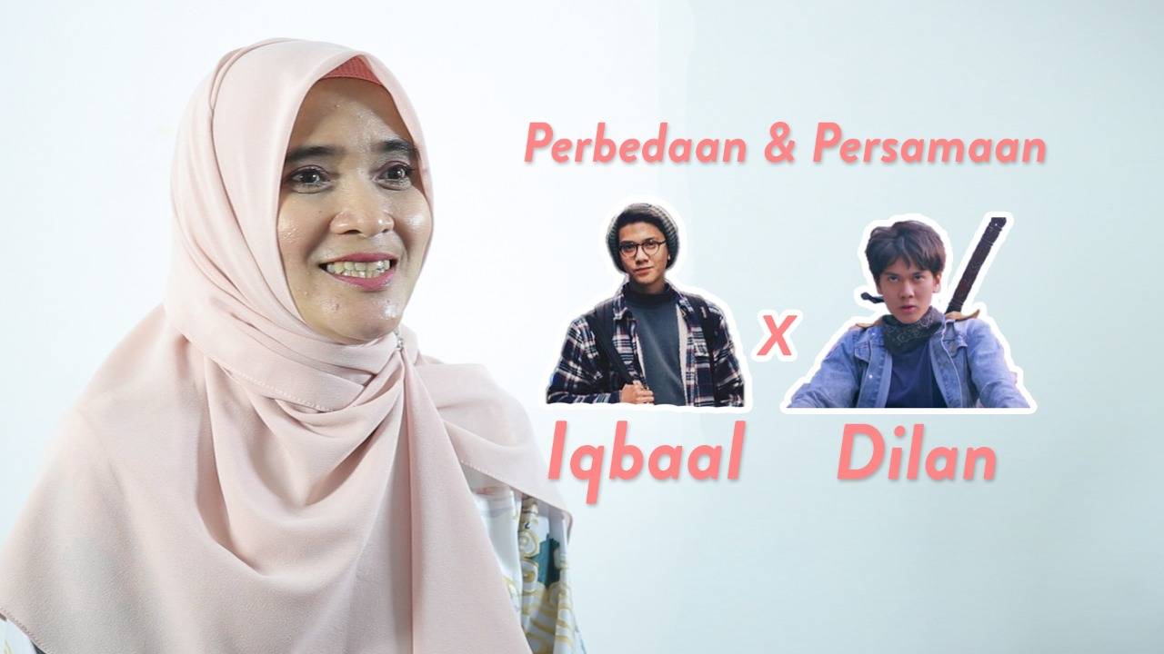 Perbedaan dan Persamaan Iqbaal dengan Dilan