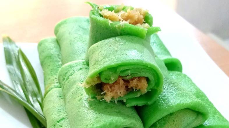 Resep Tanpa Oven: Dadar Gulung Pandan