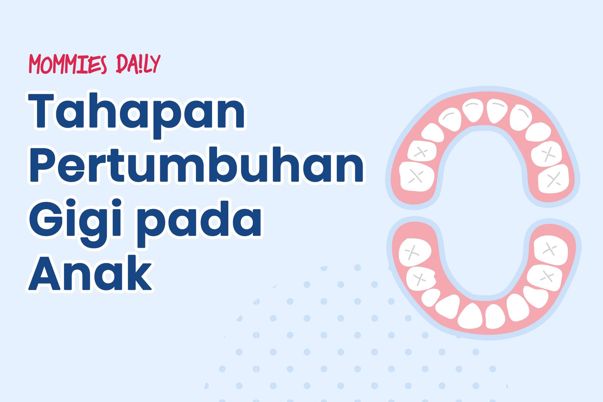 INFOGRAFIK: Ketahui Tahapan Pertumbuhan Gigi Pada Anak