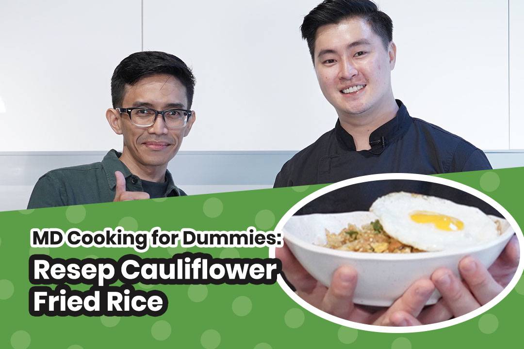 MD Cooking for Dummies Masak Nasi Goreng dengan Cauliflower