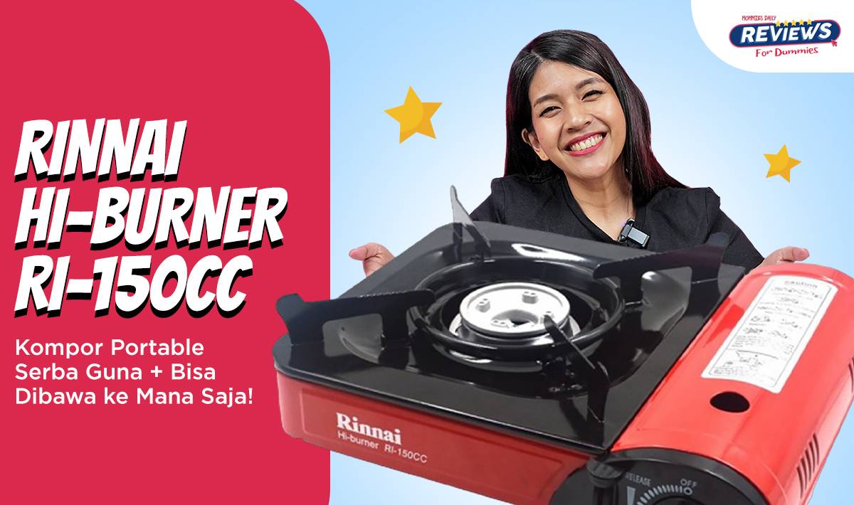 MD Reviews: Kompor Portable Rinnai, Bisa Dipakai di Mana Saja!