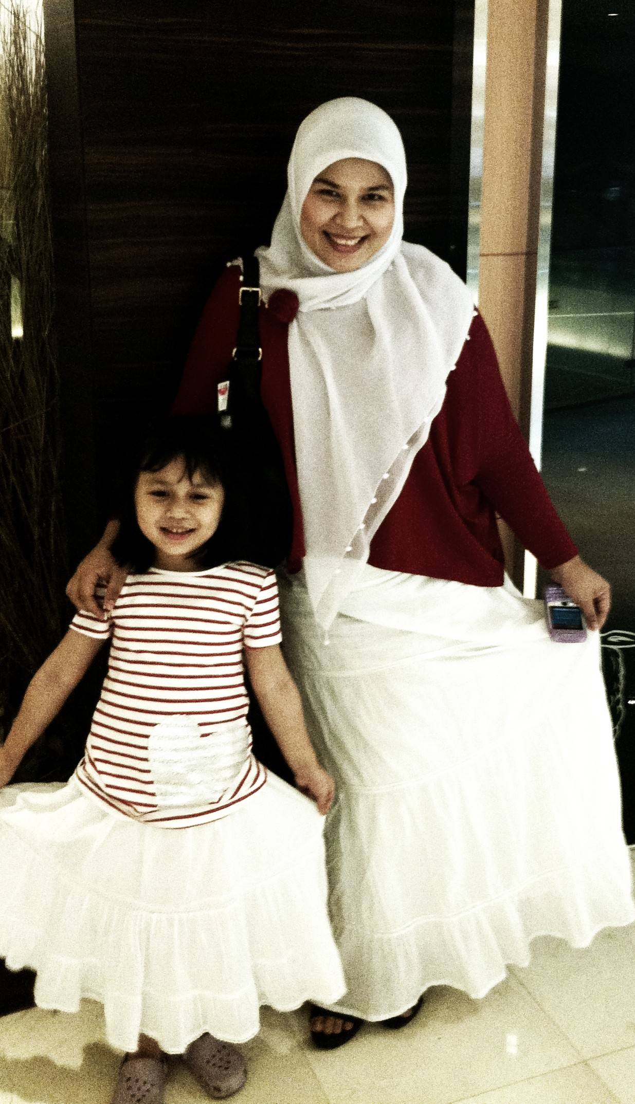 Today's Outfit: Our White Skirt ;)