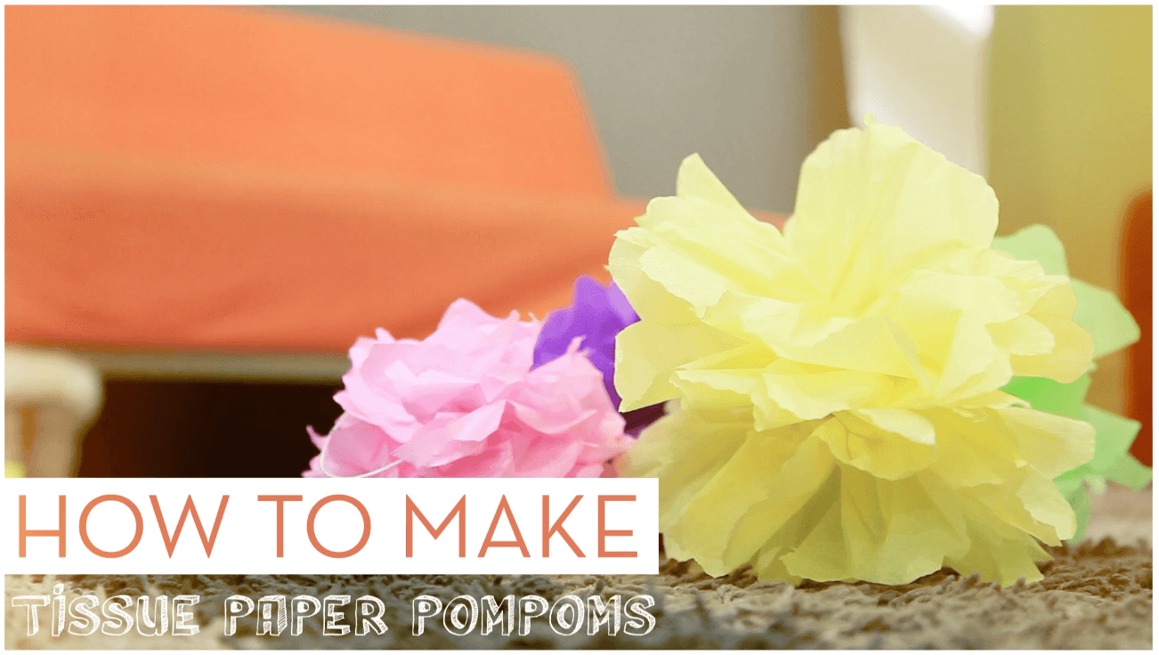 DIY: Tissue Paper Pompom