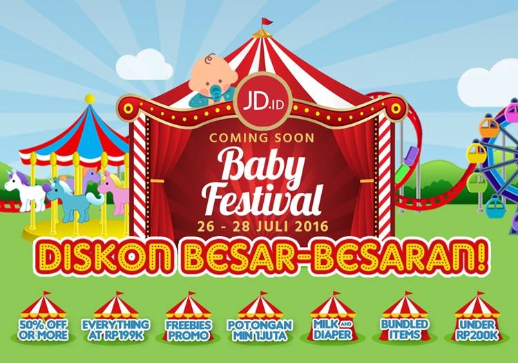 ‘JD Baby Festival’ Bazaar Online dengan Potongan Harga Paling Besar di 2016