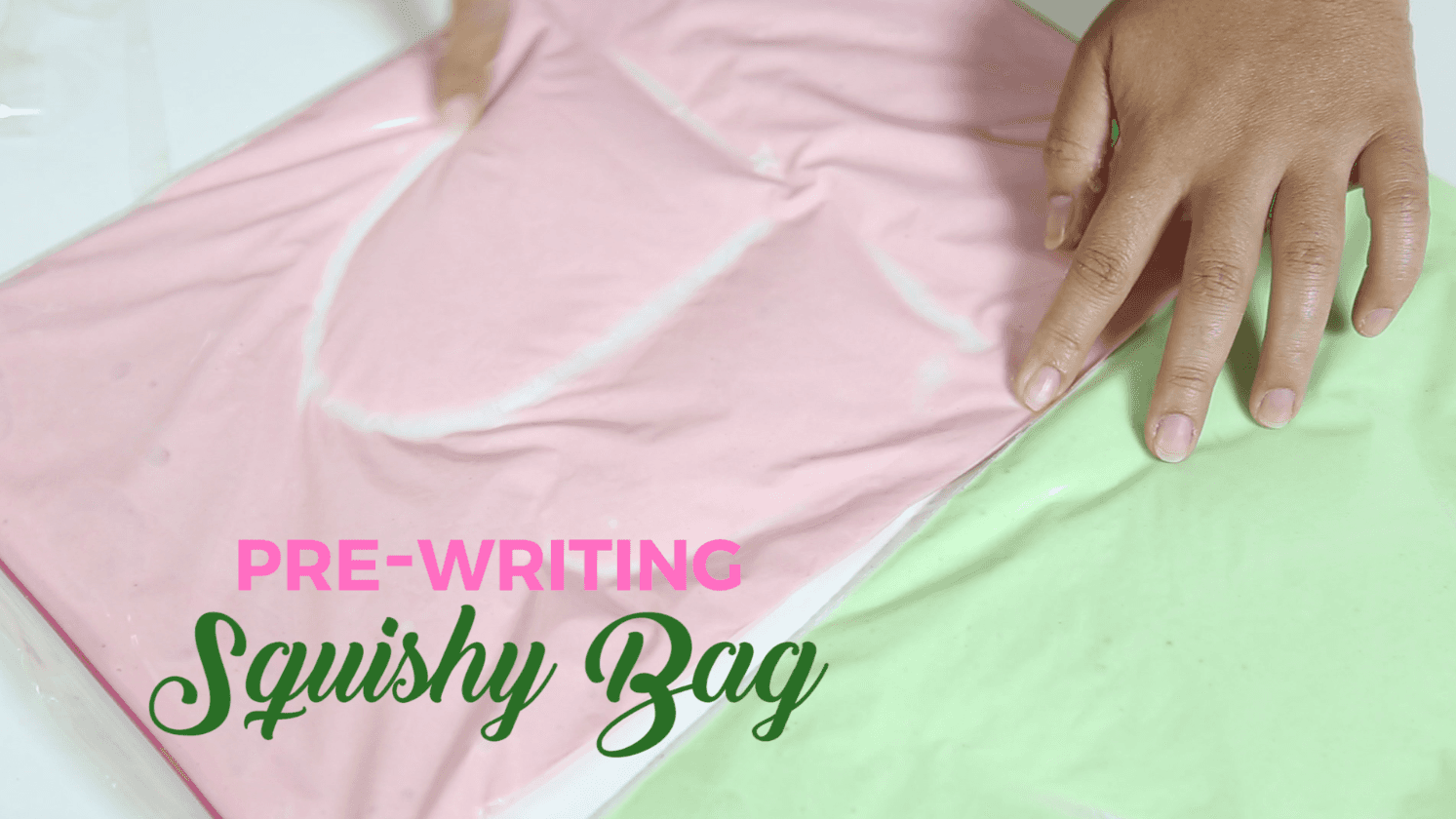 Pre-Writing Squishy Bag