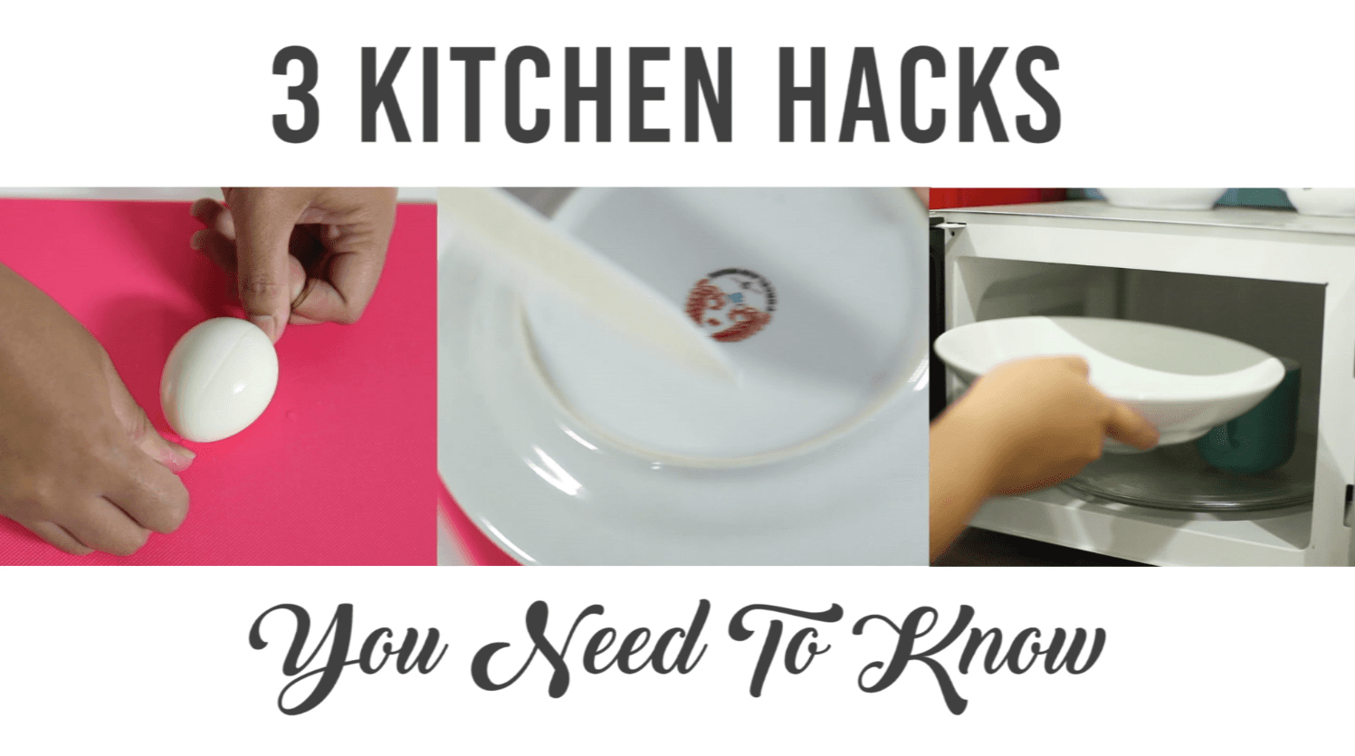 3 Kitchen Hacks You Need To Know