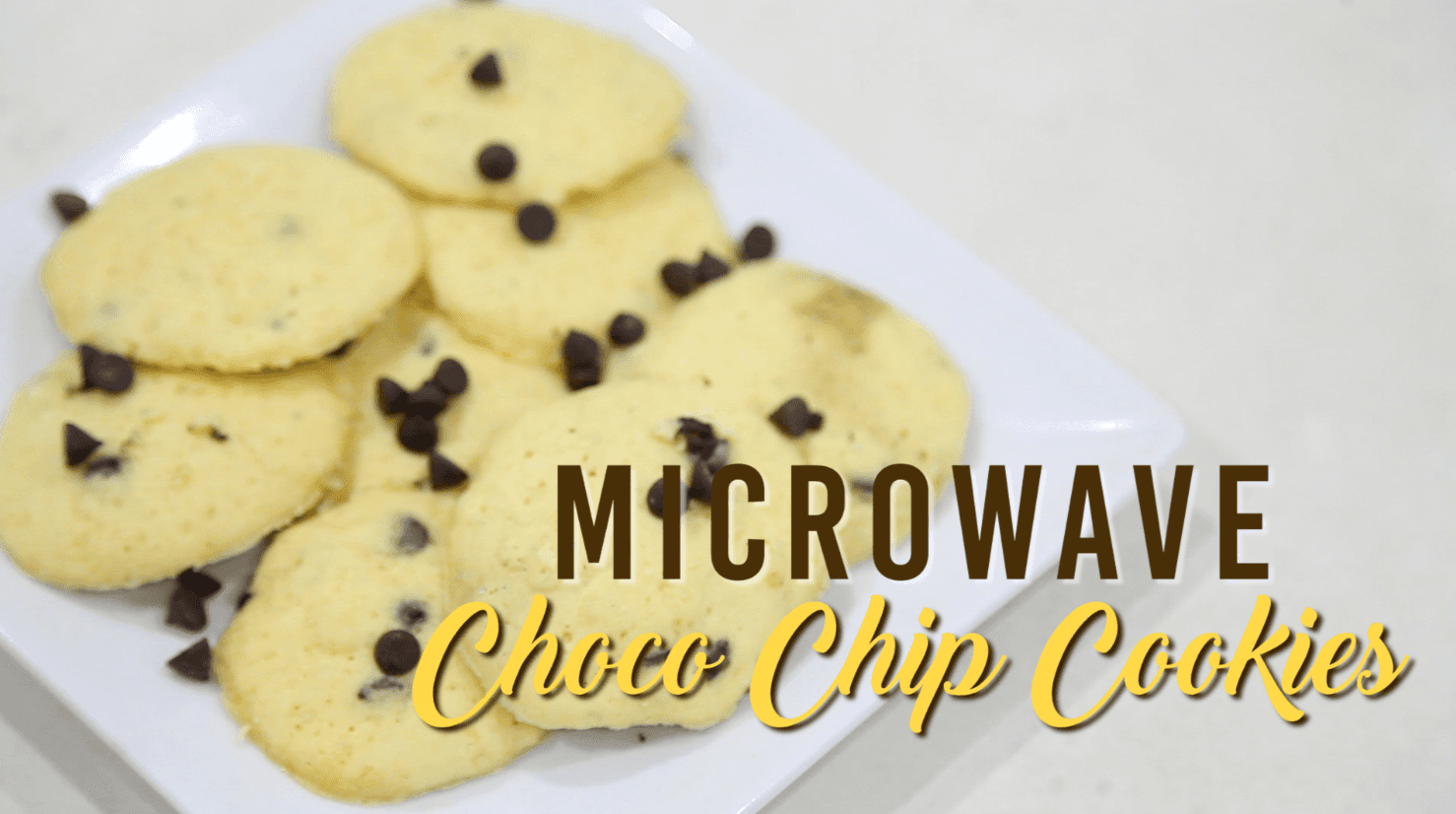 Microwave Choco Chip Cookies