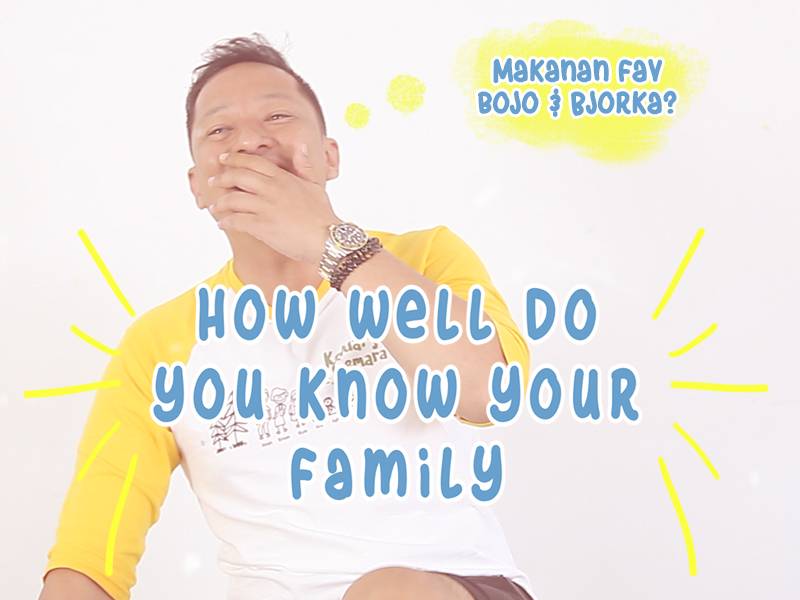 Ringgo Agus Rahman Ditantang Main: How Well Do You Know Your Family?