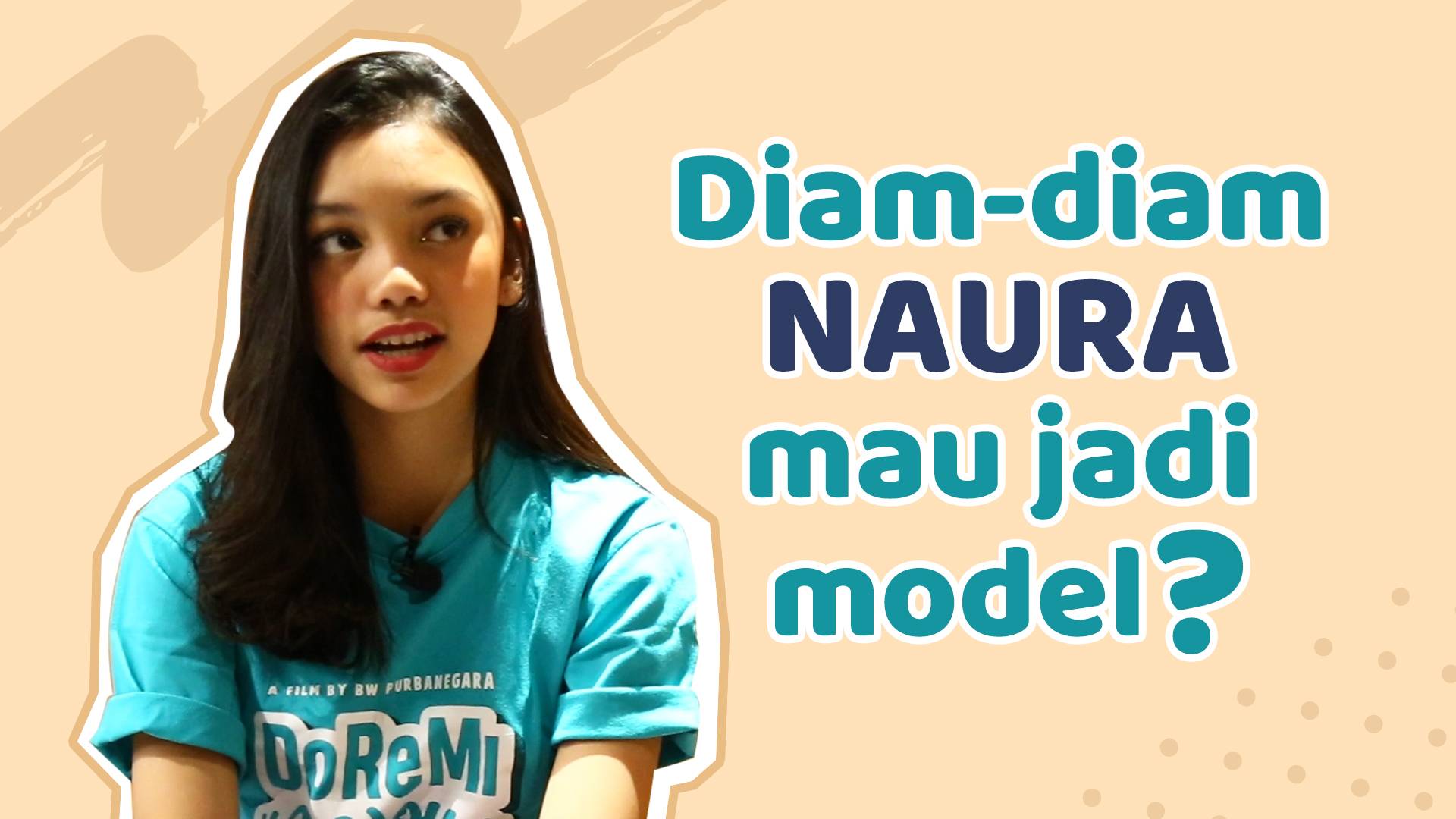 Diam-diam Naura Mau Jadi Model?