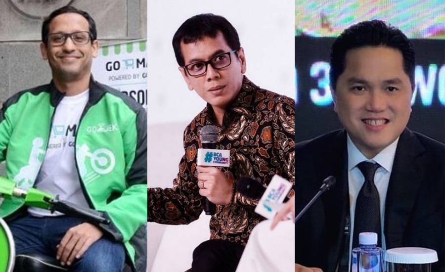 Jejak Pendidikan dan Karier 3 Menteri: Wishnutama, Nadiem Makariem, dan Erick Thohir