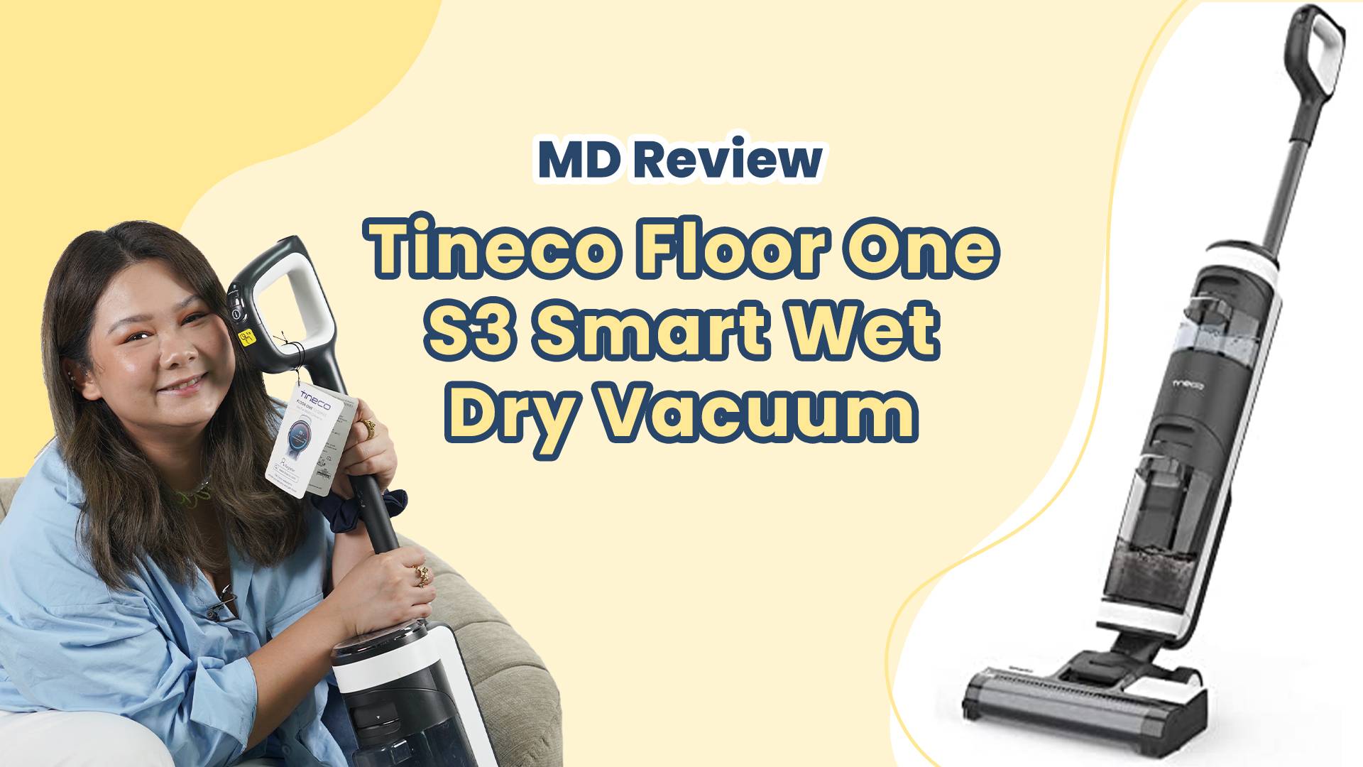 MD Reviews: Tineco Floor One S3 Smart Wet and Dry, Vakum Debu Basah dan Kering yang Multifungsi