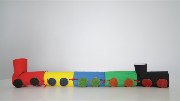 [DIY] Paper Roll Train - Mommies Daily