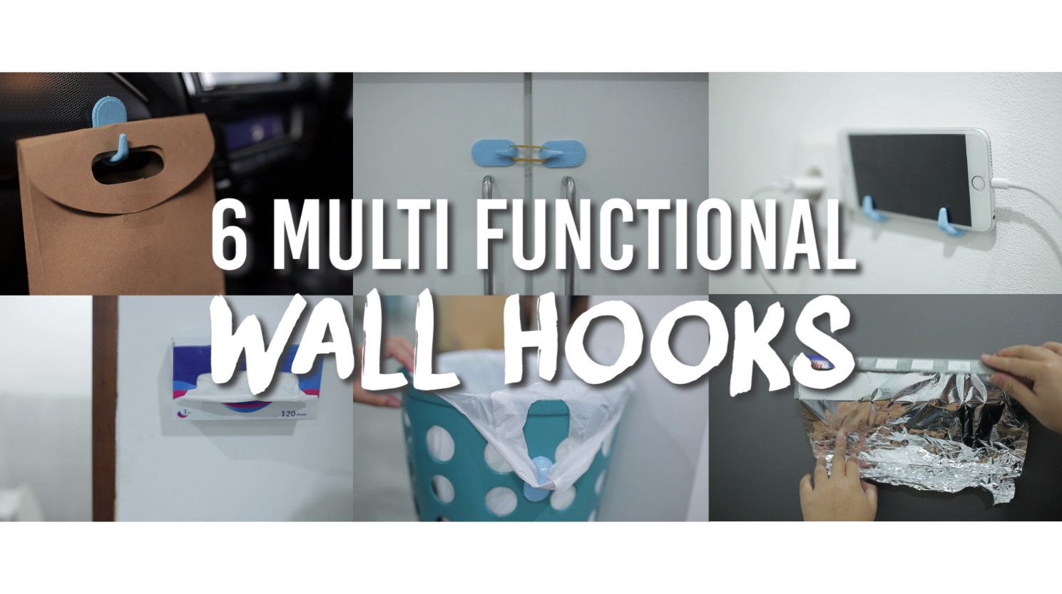 Mommies Daily - 6 Multi Functional Wall Hooks