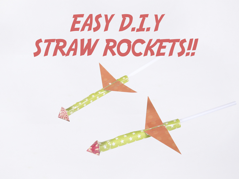 Mommies Daily - Easy DIY Straw Rockets