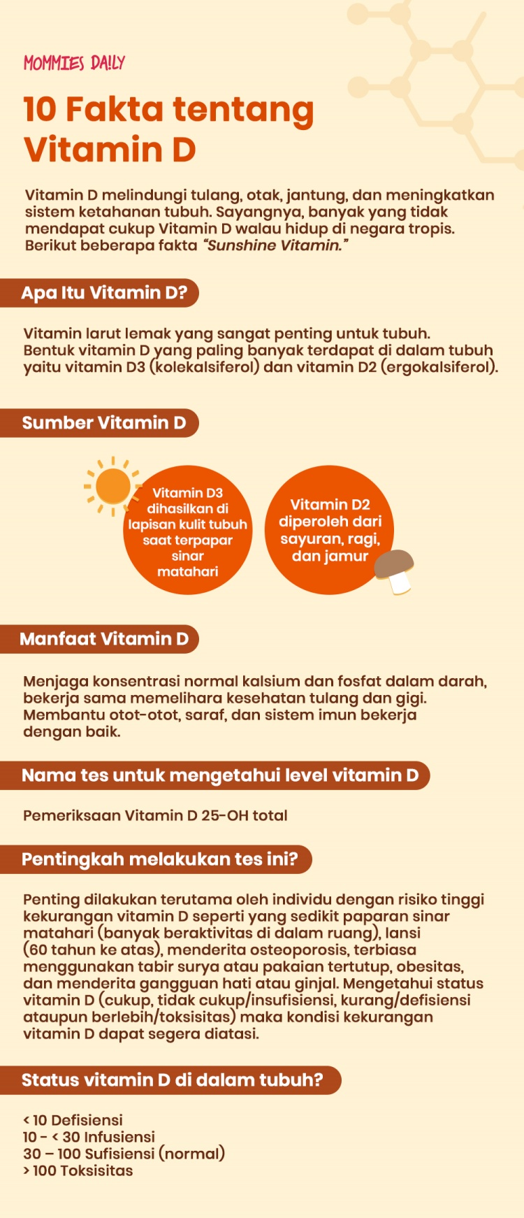 Fakta Vitamin D - Mommies Daily